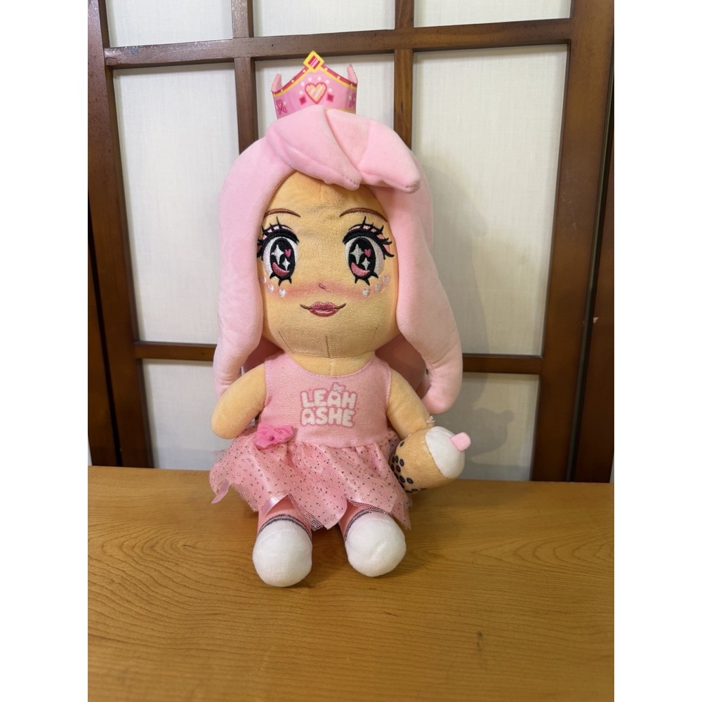 Leah Ashe 13  Plush Doll Crown Youtube Pink